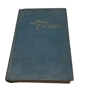 Vintage hardcover book Applied Psychology